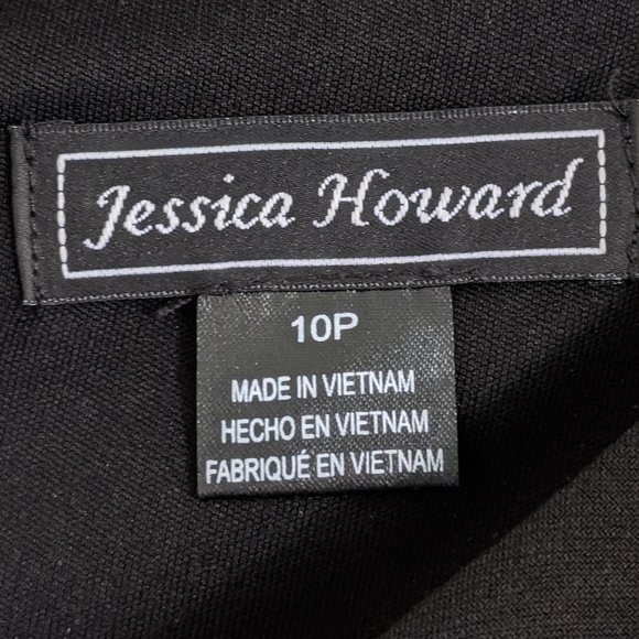 Jessica Howard Little Black Dress-Size 10P - Picture 6 of 8